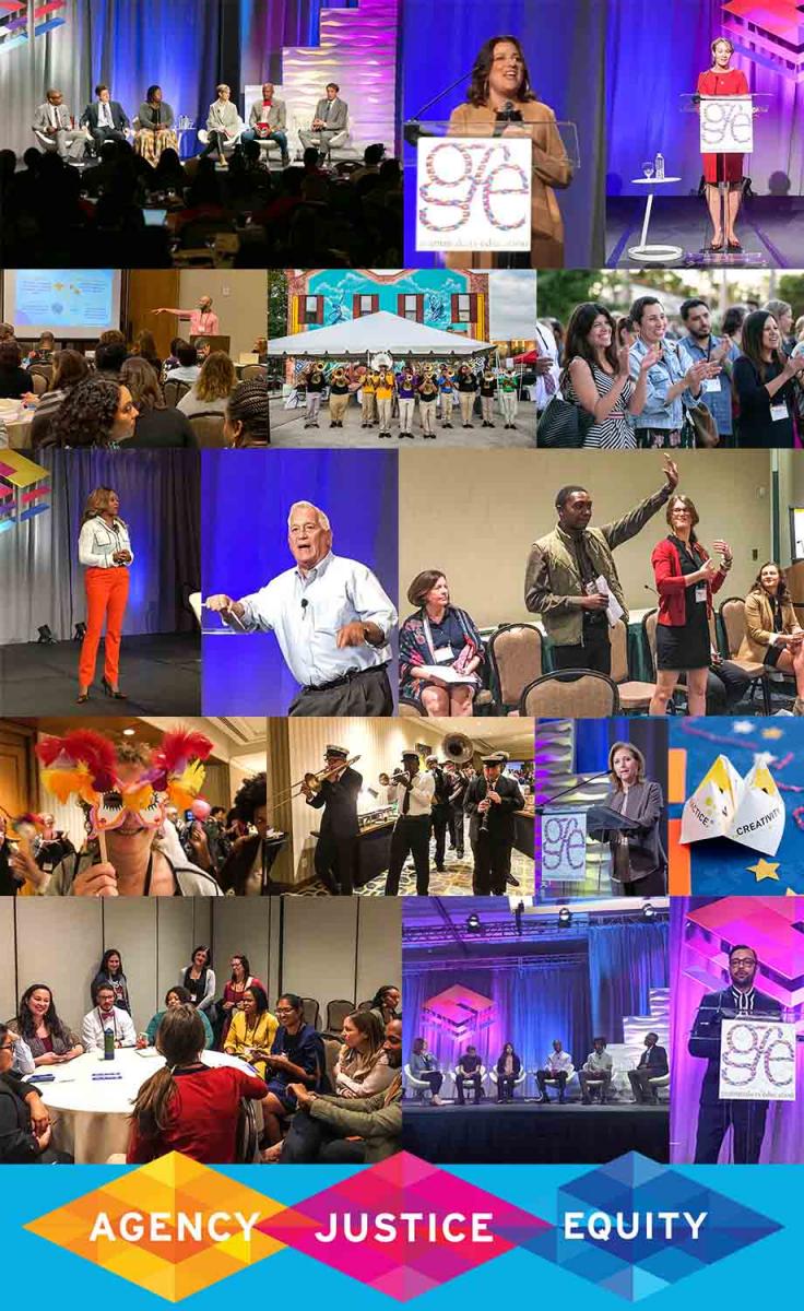 Collage of conference activities