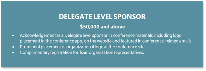 DELEGATE LEVEL SPONSOR